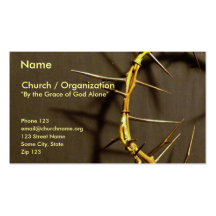 Crown of Thorns Card II Business Cards
