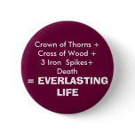 Crown of Thorns +Cross of Wood +3 Iron  Spikes+... Pin