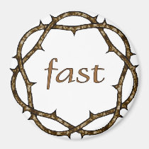 Crown of Thorns Lenten Fasting Magnet magnets