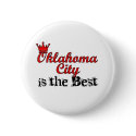 Crown Oklahoma City buttons by USAcities Crown Oklahoma City buttons