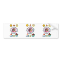 Crown or Helmet Jellyfish Bumper Sticker