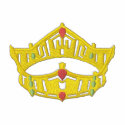 Crown Outline embroidered shirts