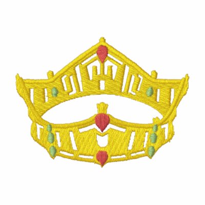 Crown Outline Embroidered Shirt by ZazzleEmbroidery