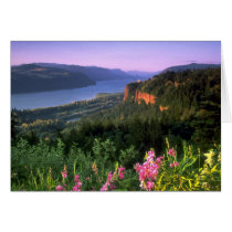 Crown Point, Columbia River Gorge, Oregon Greeting Card