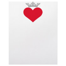 Crown Red Heart Letterhead