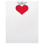 Crown Red Heart Letterhead