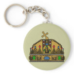 Crown Saint Stephen, Hungary Key Chains