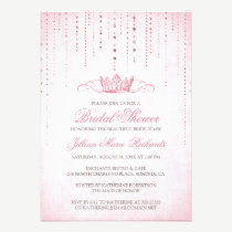 Crown & Sparkles Bridal Shower Invitation invitations