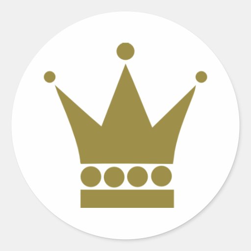 Crown Sticker Zazzle