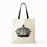 Crown Tote bags