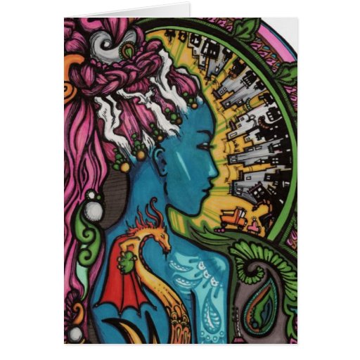 "Crowned" Greeting Card
