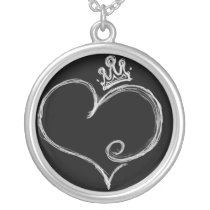 Crowned Heart Of Mine necklaces
