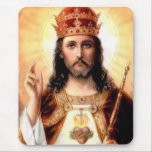 Crowned Jesus Mousepad