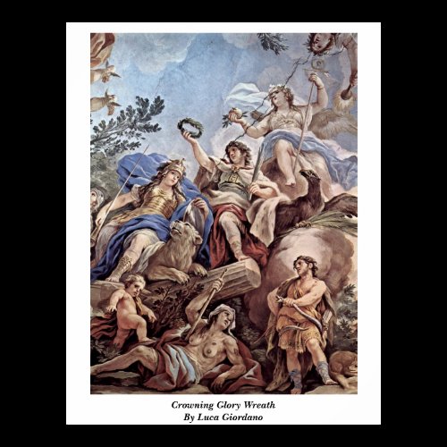 Crowning Glory Wreath By Luca Giordano Posters