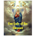 crowning-queen-of-heaven, Our Lady of the Internet t-shirts by ruejacobs crowning-queen-of-heaven, Our Lady of the Internet t-shirts
