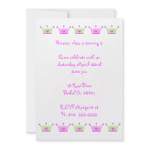 crowns invitation invitations