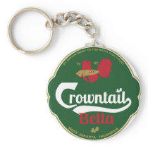 Crowntail Betta Keychains