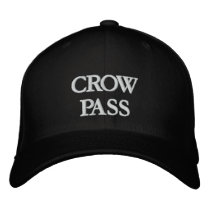 CROWPASS embroidered hats