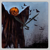 Crows Are Laughin' wall clocks