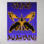 Crows Awakening Framed Print