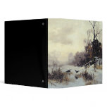Crows in a Winter Landscape, 1907 binders