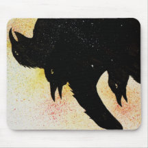 crows mouse pad