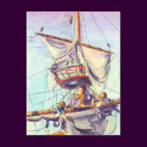 CROW'S NEST by SHARON SHARPE postcards