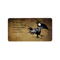 Crows on custom address labels