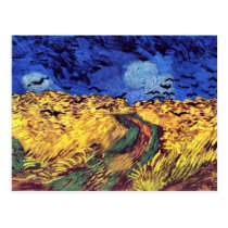 Crows Over Wheatfield By Vincent Van Gogh postcards