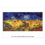 Crows Over Wheatfield By Vincent Van Gogh Postcards