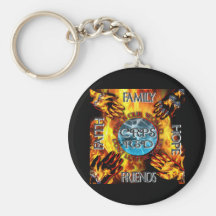 CRPS Keeping our World Turning  Key Chains