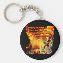 CRPS/RSD Living Our Lives, Fighting the Flames Keychains