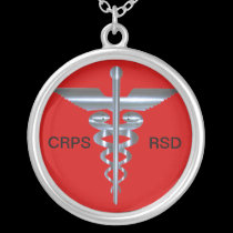 CRPS RSD Medical Alert Caduceus Necklace necklaces