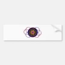 CRPS/RSD Rainbow Blaze Bumper Sticker