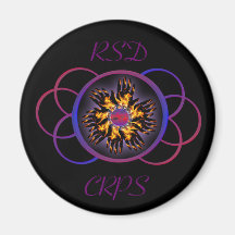 CRPS/RSD Rainbow Blaze Magnet