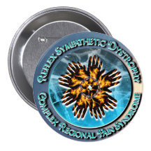 CRPS / RSD Turquoise Circlet Pinback Buttons