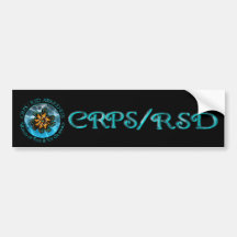 CRPS /RSD World of Fire & Ice Bumper Sticker