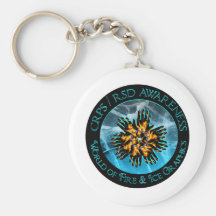 CRPS/RSD World of Fire & Ice Keychain