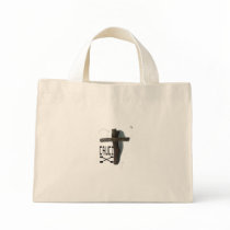 cruci_X_striped_tote bags by bobdistefano cruci_X_striped_tote bags