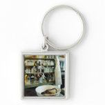 Crucible and Lab Coat Key Chain