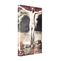 Crucified Christ by Artemisia Gentileschi Stretched Canvas Print