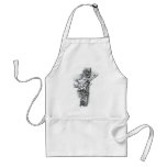 Crucified Skeleton Apron