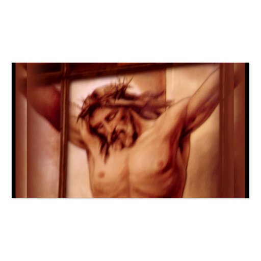 Crucifix Business Card (back side)
