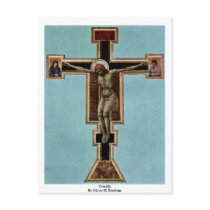 Crucifix By Giotto Di Bondone Postcards