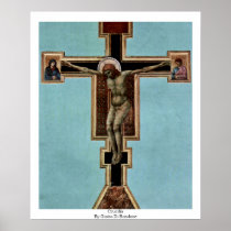 Crucifix By Giotto Di Bondone Posters
