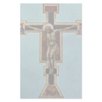 Crucifix By Giotto Di Bondone Stationery Paper