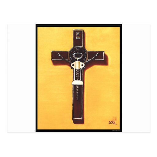 Crucifix Christian Painting Postcards