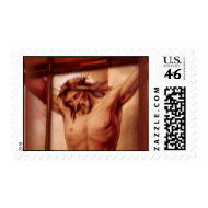 Crucifix Postage Stamp stamp