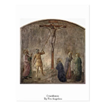 Crucifixion By Fra Angelico Postcard