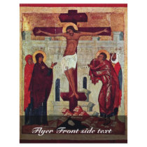 Crucifixion By Meister Der Schule Von Nowgorod (Be Full Color Flyer